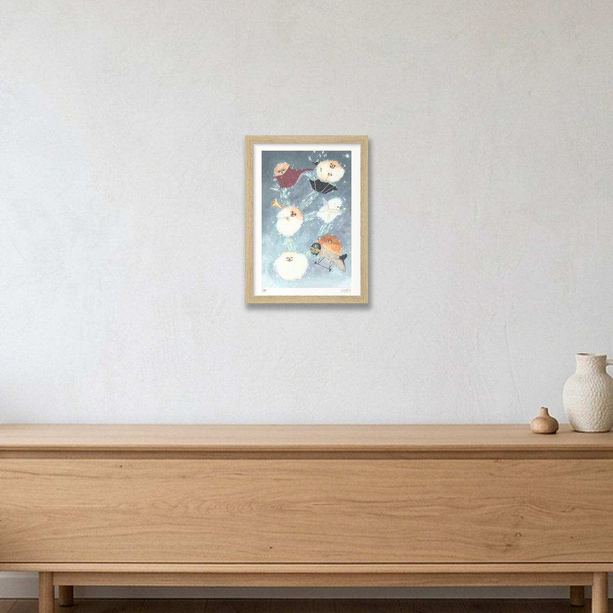 Flight of ideas — A4 (21×30cm, 8×12") Oak Frame