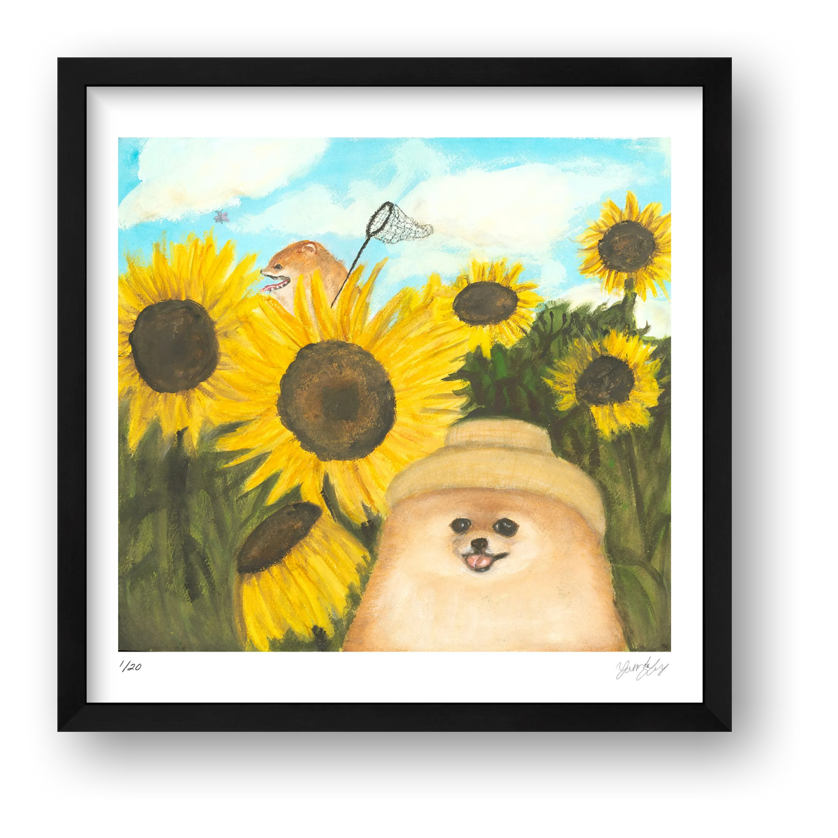 Vincent Van Pom — framed
