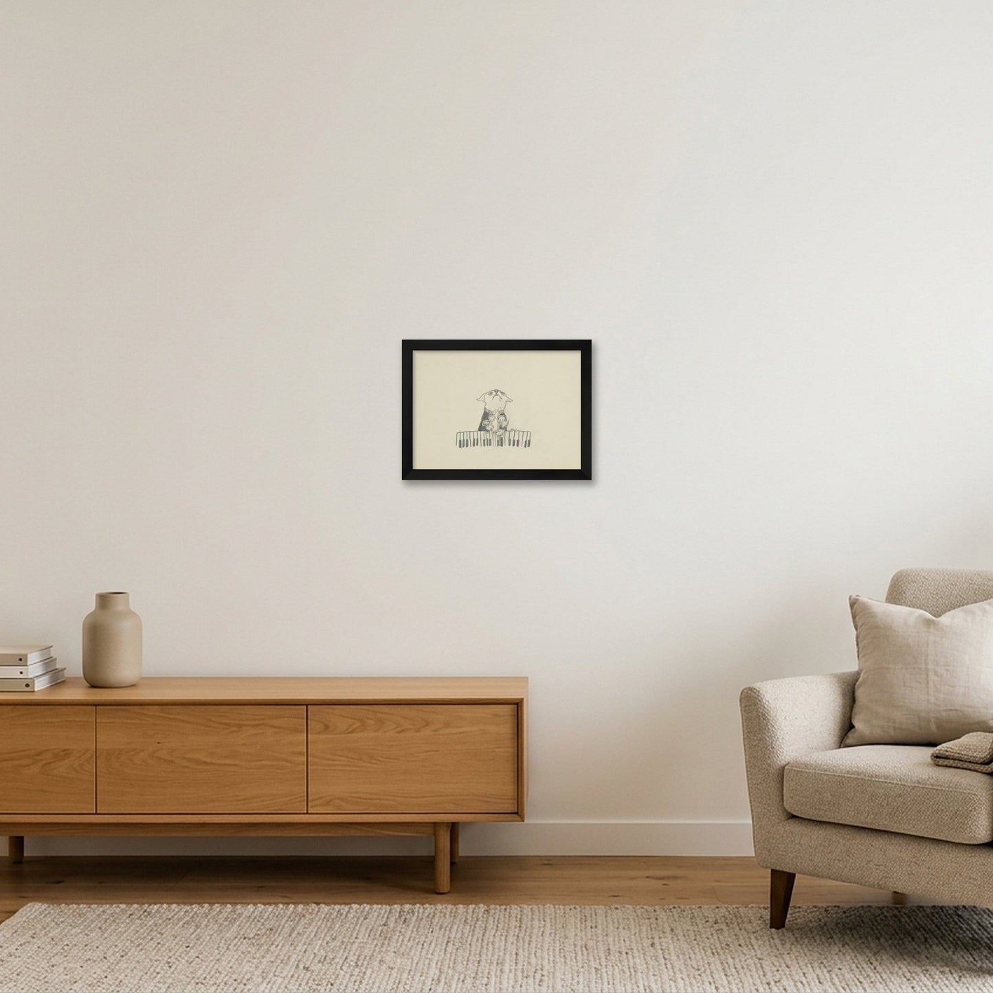 Staccato — A4 (30×21cm, 12×8") Black Frame