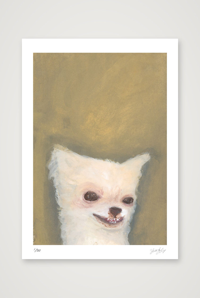 It's all in the micro expressions — A4 (21×30cm, 8×12") Print only