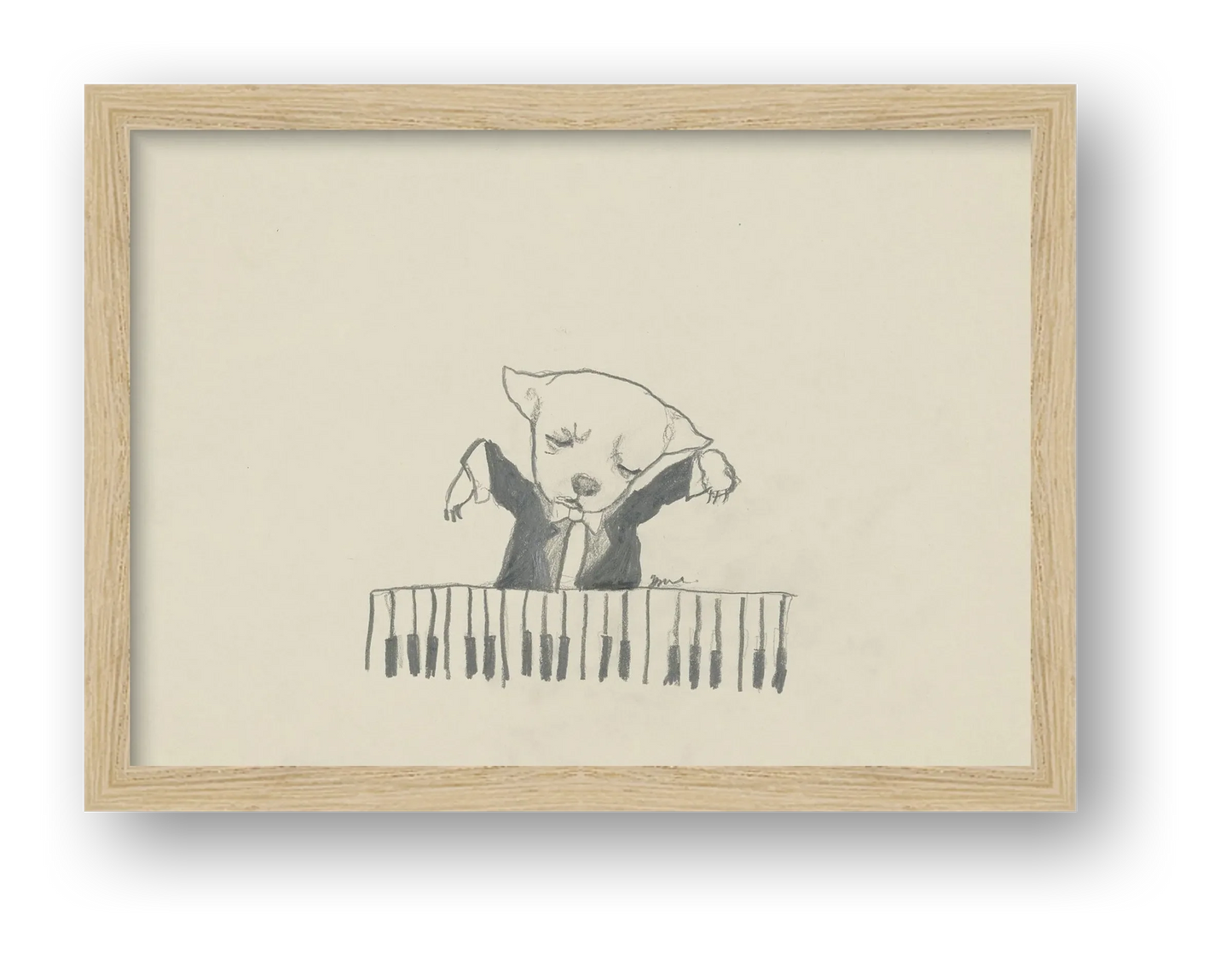 Roll over Beethoven — framed