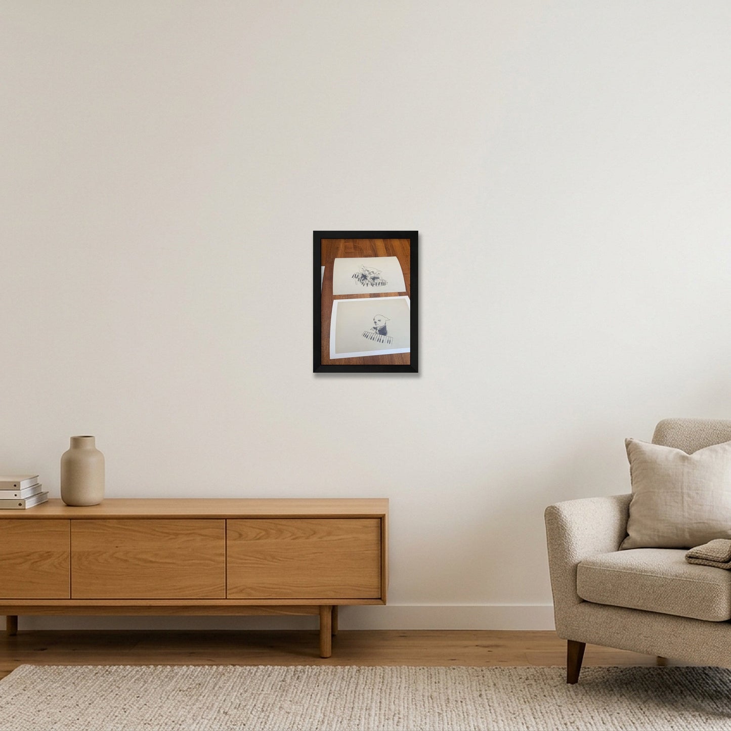 image0 — A4 (21×30cm, 8×12") Black Frame