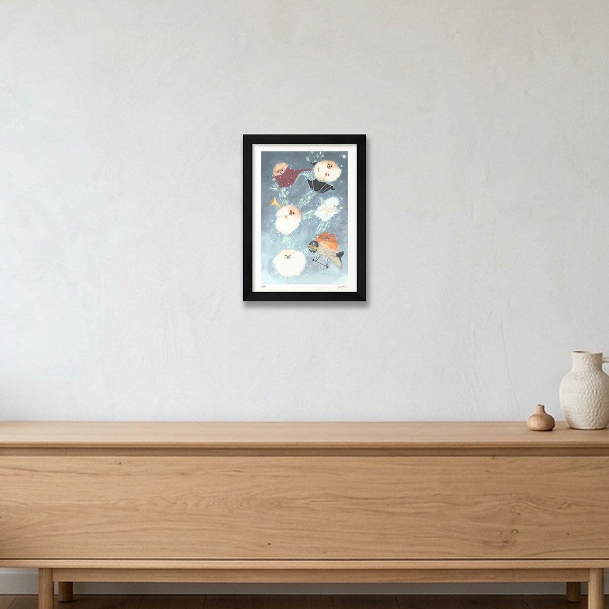Flight of ideas — A4 (21×30cm, 8×12") Black Frame