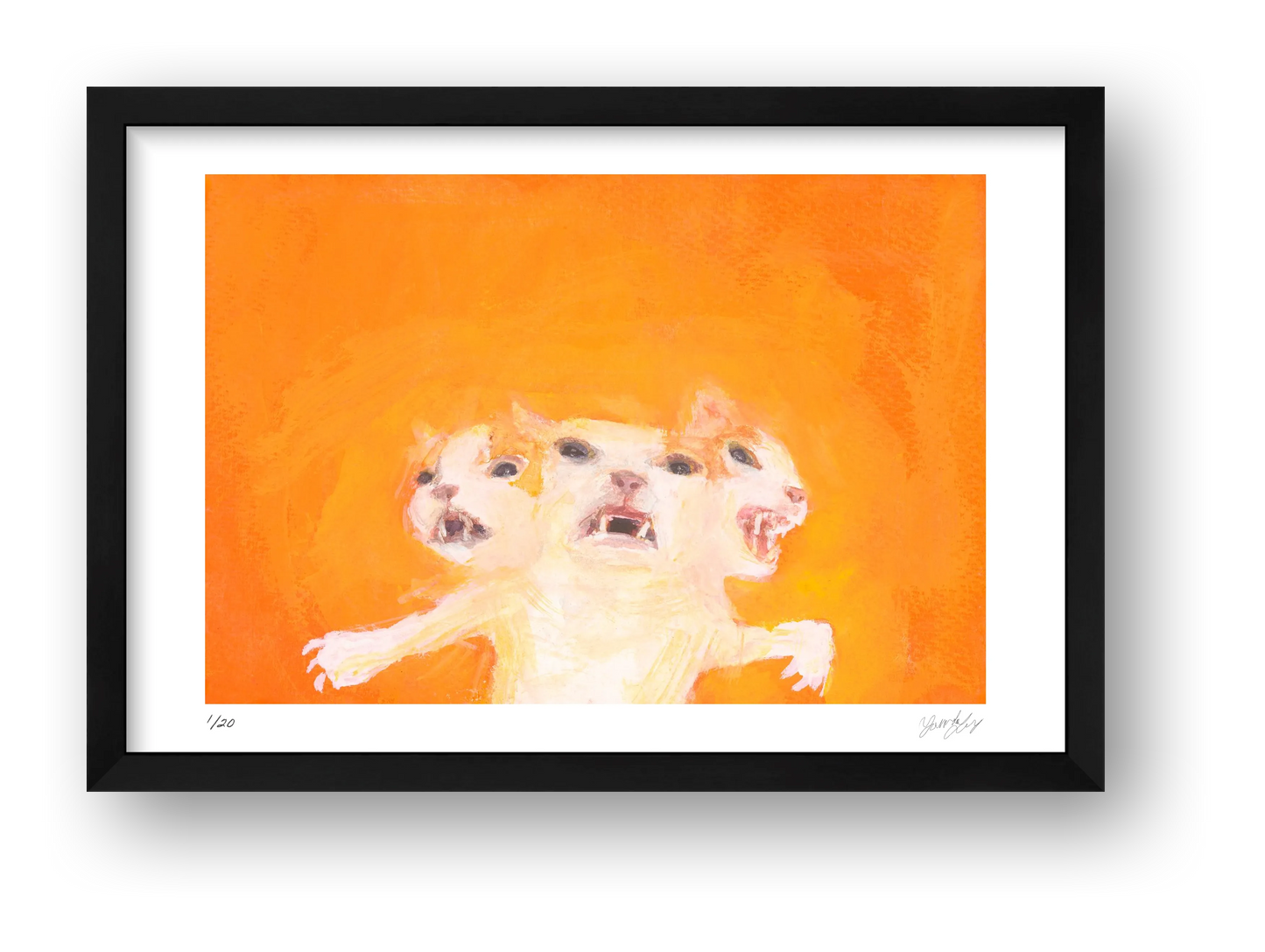 Sudden change of plan (The Feeling) — framed