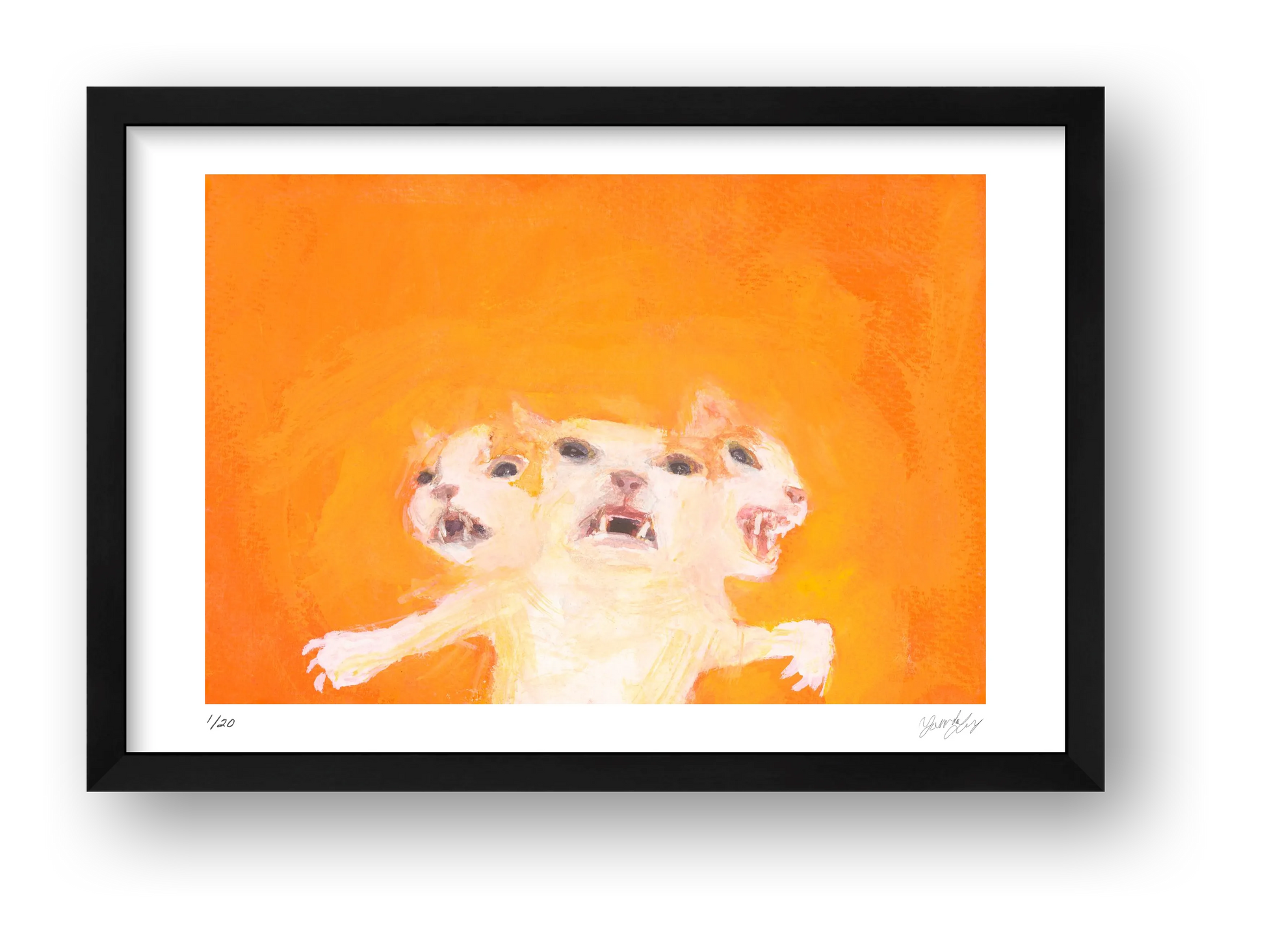 Sudden change of plan (The Feeling) — framed