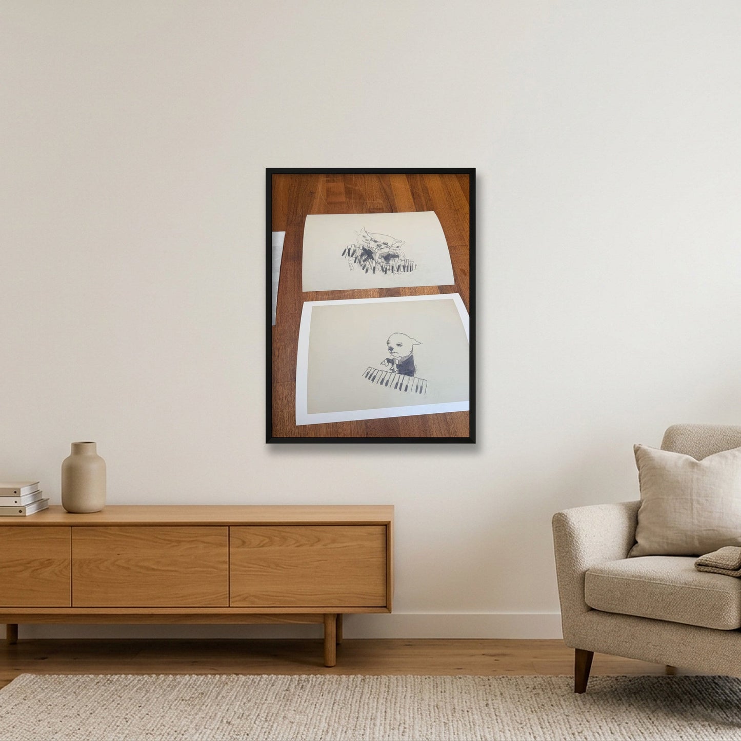 image0 — 60×80cm, 24×31" Black Frame