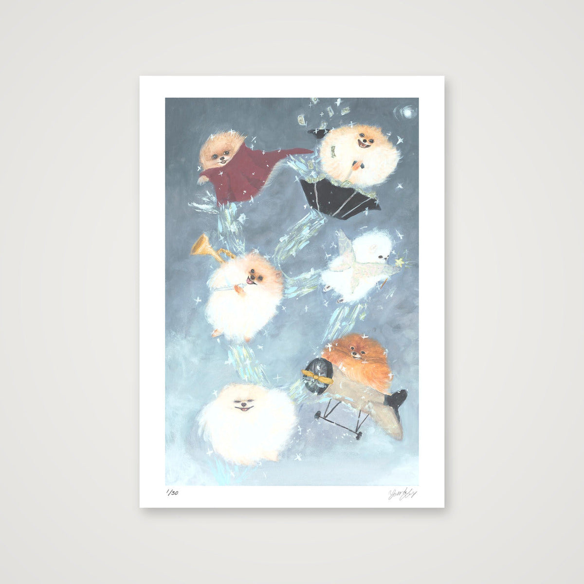 Flight of ideas — A4 (21×30cm, 8×12") Print only