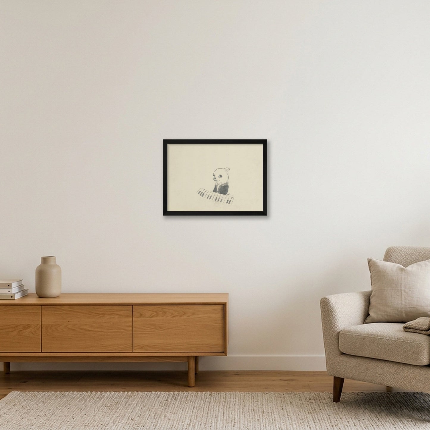 Mental Preparation — A3 (42×30cm, 17×12") Black Frame
